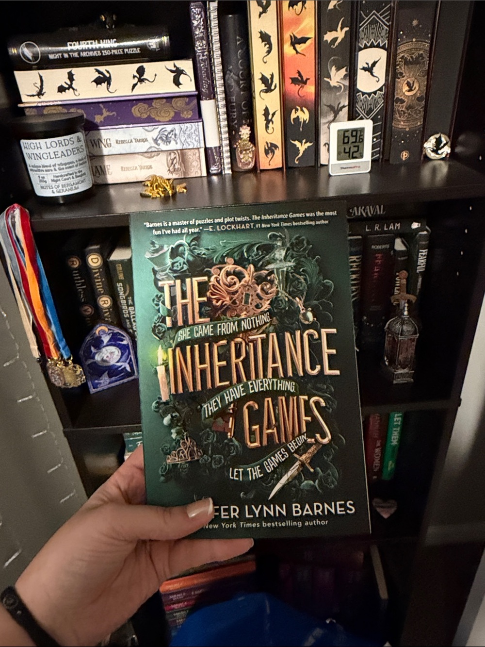 The Inheritance Games by - Green Hardcover Novel